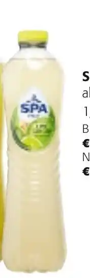 Colruyt Spa Fruit Niet-Bruisend Lime - Ginger aanbieding