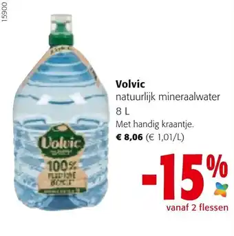 Colruyt Volvic Natuurlijk Mineraalwater 8L aanbieding