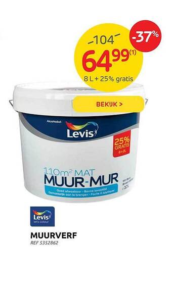 Brico Levis muurverf aanbieding