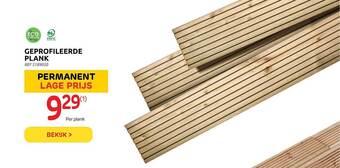 Brico Geprofileerde plank aanbieding