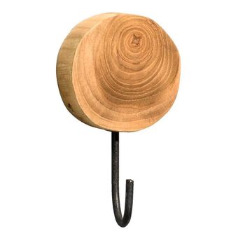 Leen Bakker Wandhaak finn - mungurhout - 15x8x3 cm aanbieding
