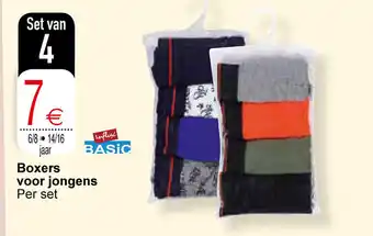 Cora Influx Basic Boxers voor jongens 6/8-14/16 jaar Per set aanbieding