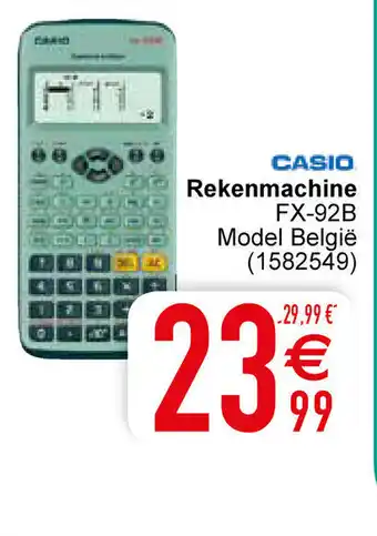 Casio Rekenmachine FX-92B Model Belgie (1582549)