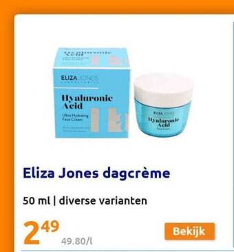 Action Eliza jones dagcrème aanbieding