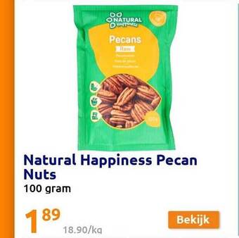 Action Natural happiness pecan nuts aanbieding