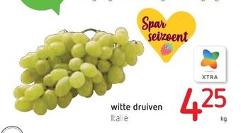 Spar Colruyt Witte Druiven aanbieding