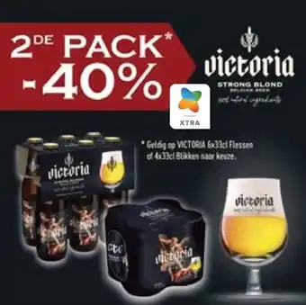 Spar Colruyt Victoria 6 x 33 cl Flessen of 4 x 33 cl Blikken aanbieding