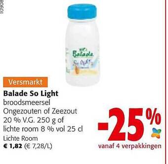 Colruyt Balade so light aanbieding