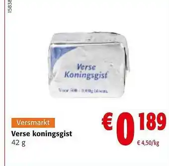 Colruyt Verse koningsgist aanbieding