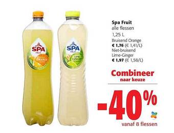 Colruyt Spa fruit aanbieding