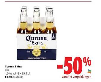 Colruyt Corona extra pils aanbieding
