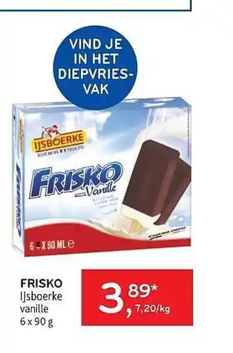 Frisko ojsboerke vanille