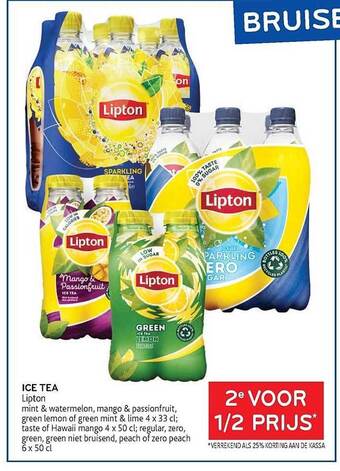 Alvo Ice tea lipton aanbieding