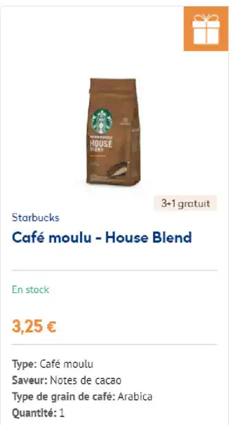 Starbucks Café moulu - House Blend