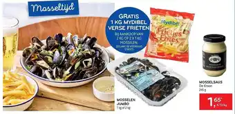 Mosselen jumbo mosselsaus de kroon