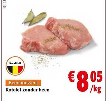 Colruyt Kotelet zonder been aanbieding