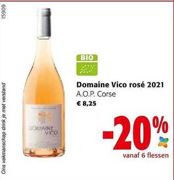 Domaine vico rosé 2021 a.o.p. corse