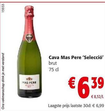 Colruyt Cava mas pere 'selecció' brut aanbieding