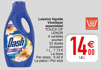 Cora Lessive liquide vloeibaar wasmiddel aanbieding