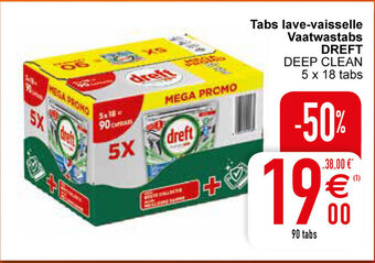 Tabs lave-vaisselle vaatwastabs dreft
