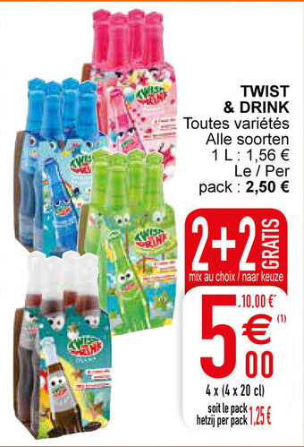 Cora Twist & drink aanbieding