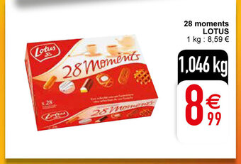 Cora 28 Moments lotus aanbieding