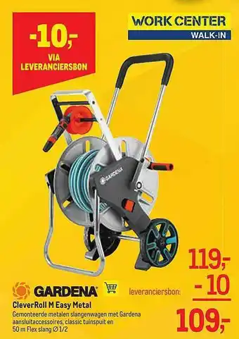Makro Gardena Cleverroll M Easy Metal aanbieding