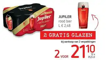Spar Jupiler Rood Bier aanbieding