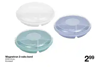 Zeeman Magnetron 3-vaks bord 26 x 6cm aanbieding