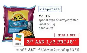 Spar Mc Cain Special Oven Of Airfryer Frieten aanbieding