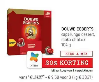 Spar Douwe Egberts Caps Lungo Dessert aanbieding