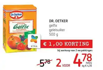 Spar Dr. Oetker Gelfix Gelesuiker aanbieding