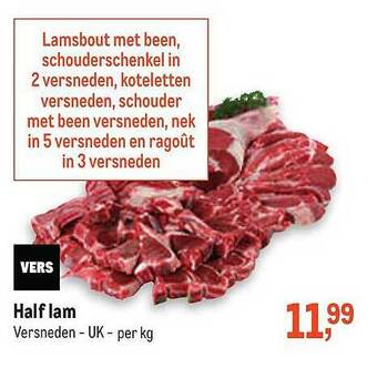 Makro Half Lam aanbieding