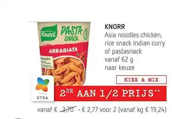 Spar Knorr Pastasnack aanbieding