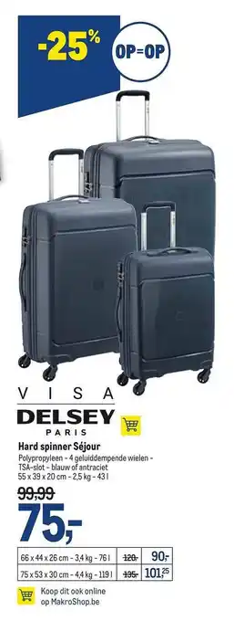 Delsey Hard Spinner Sejour