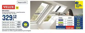 Makro Velux Dakvensters aanbieding
