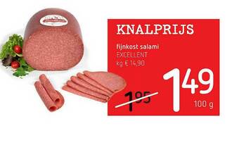 Spar Fijnkost Salami Excellent aanbieding