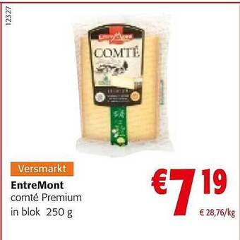 Colruyt Entremont comté premium aanbieding