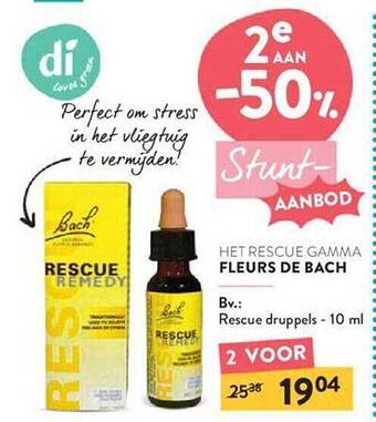 Di Het rescue gamma fleurs de bach aanbieding