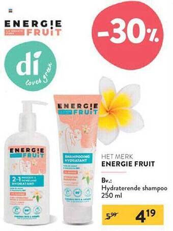 Di Het merk energie fruit aanbieding