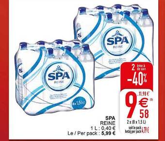 Cora Spa reine aanbieding