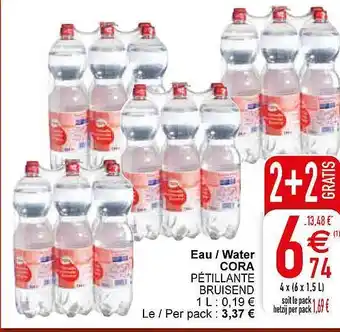 Cora Eau - water aanbieding