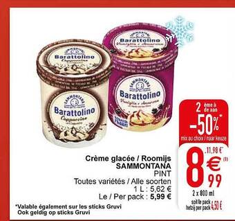 Cora Roomijs sammontana aanbieding
