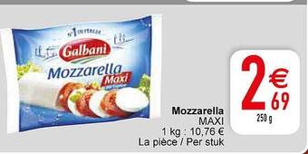 Cora Mozzarella aanbieding