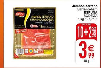 Cora Serranoham espuña aanbieding