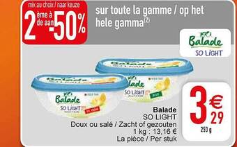 Cora Balade so light aanbieding