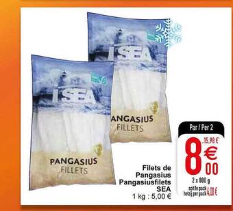 Cora Pangasiusfilets aanbieding