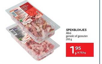 Alvo Spekblokjes alvo aanbieding