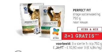 Perfect fit droge kattenvoeding