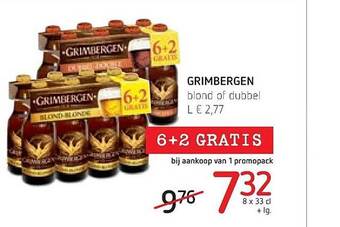 Spar Colruyt Grimbergen blond of dubbel aanbieding